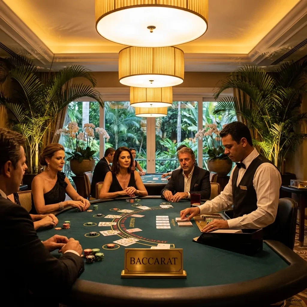 Baccarat Digital vs Ao Vivo